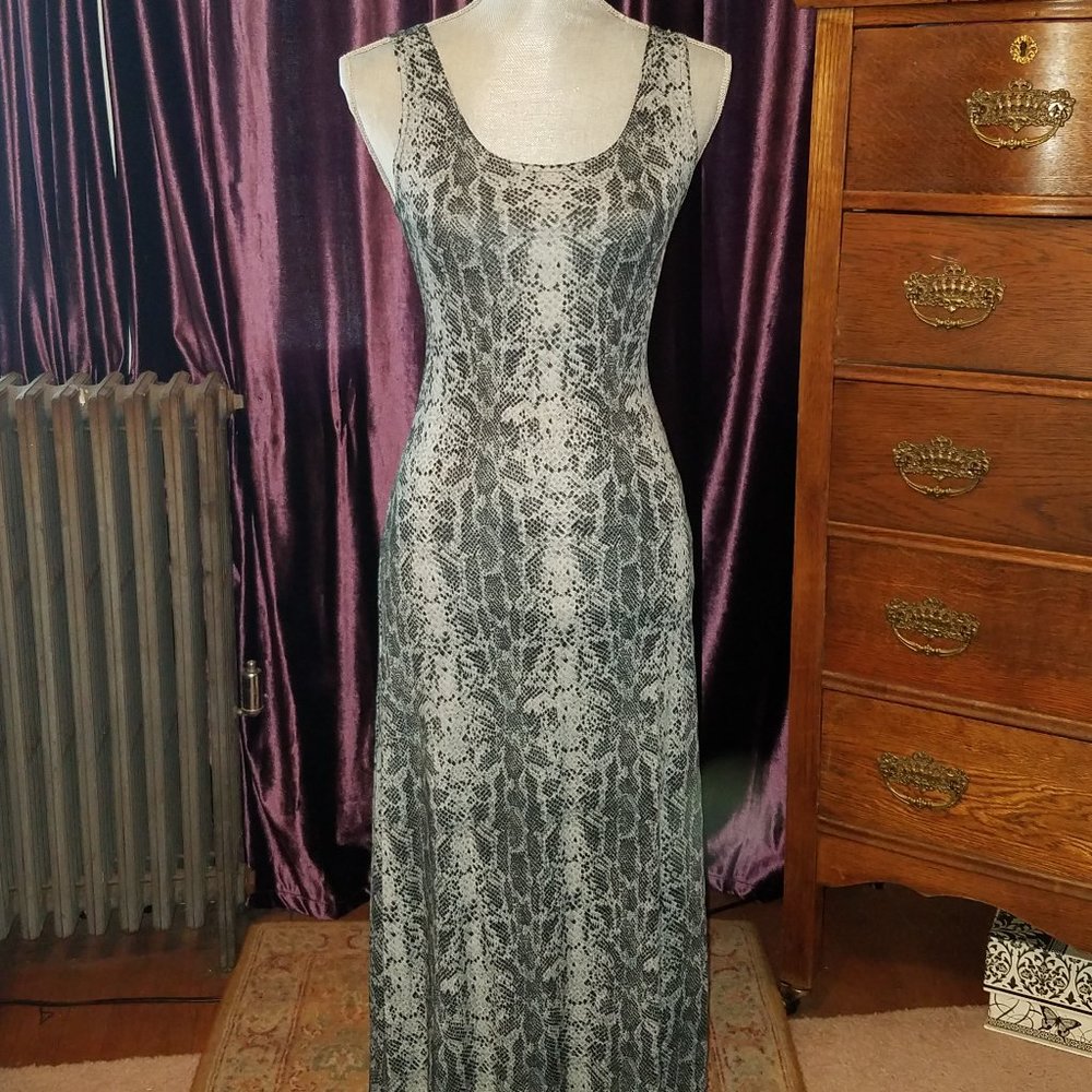 Maxi Snake Dress